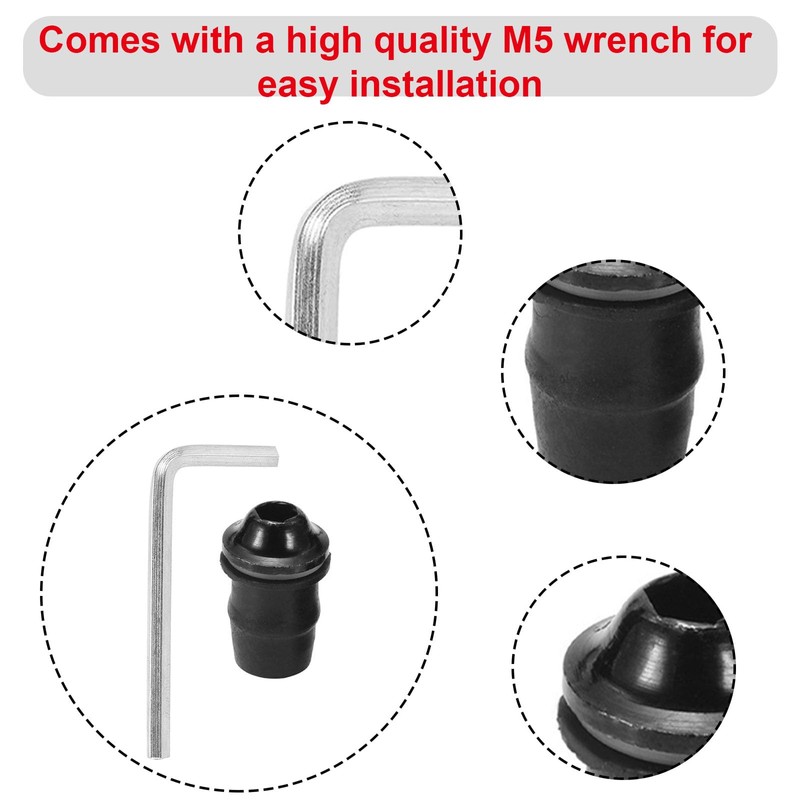 GVSS 10 x Universal Motorcycle Windshield Screws Bolts Kit with