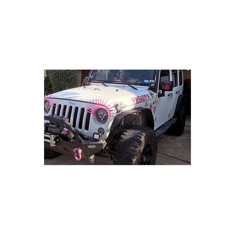 CarLashes PINK for Jeep Wrangler JK, JL (1987-present) - Car