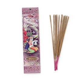 Prabhuji's Gifts Madhurya Rasa Hand-Rolled Incense Stick - Spiritual Incense Aromatic Sticks - for Meditation, Yoga, Relaxation, & Aromatherapy - Khus and Almond - 3 Packs of 10 Sticks