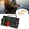 138 pcs Fishing Lure Baits Hook Copper Color Sinkers Weights