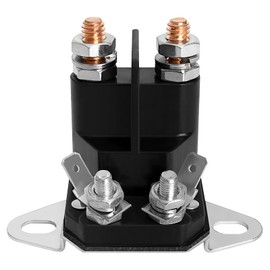 Bularie 117-1197 784-1221-210 Starter Solenoid Compatible with Toro Timecutter Ex Mark Lawn Boy Mower Replaces 1-513075, E513075, 104-3189 12V 4 Terminal DC Contactor Lawn Tractor Solenoid