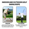 Gosknor Golf Rope Swing Trainer, Professional Portable Golf Rope Swing