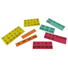 Foam Phonics Magnetic Foam Reading Tiles with Folding Magnetic Board –Homeschool and Classroom Portable Magnetic Manipulative Set (First Grade)