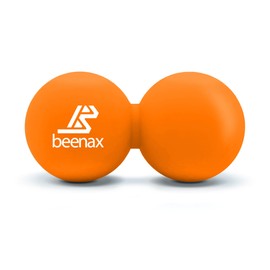 Beenax Peanut Massage Ball - Double Lacrosse Ball - Perfect for Trigger Point Therapy, Myofascial Release, Deep Tissue Massage, Yoga - Designed to Relieve Stress and Relax Tight Muscles
