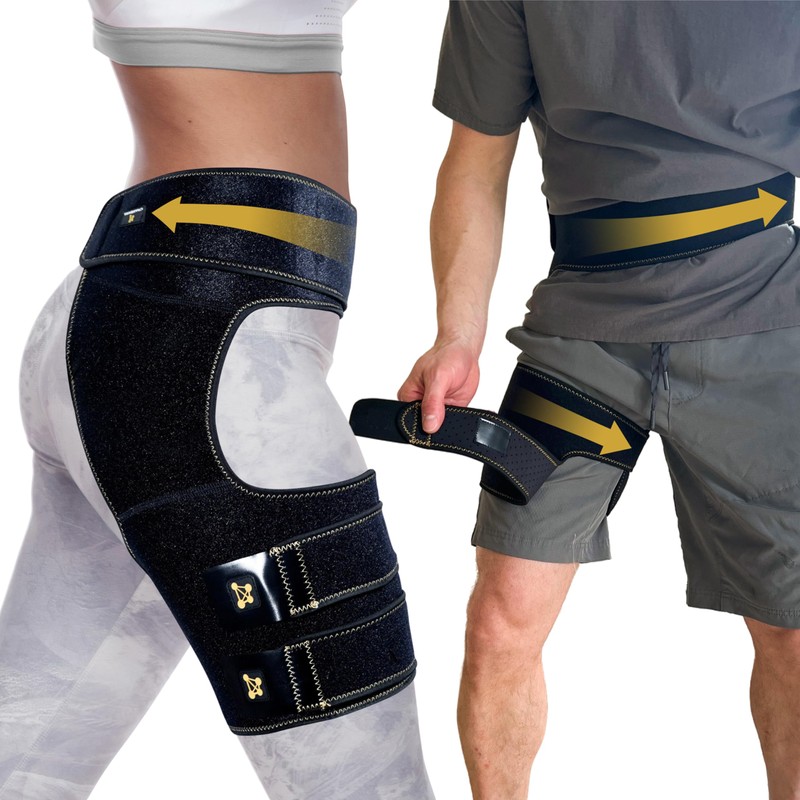 CopperJoint Hip Brace for Women & Men, Adjustable Hip and