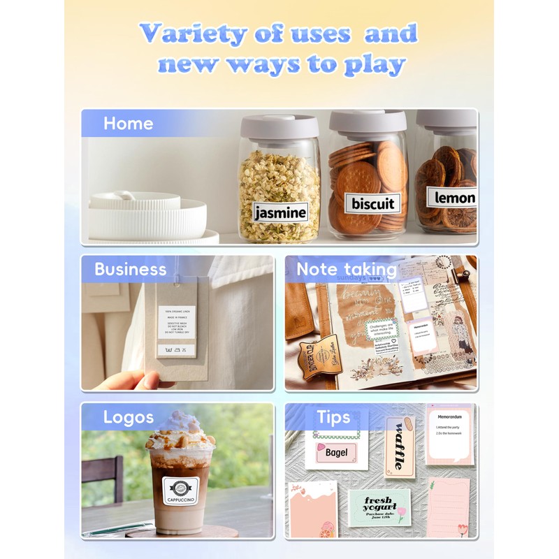 HPRT NEW1 Label Maker - Bluetooth Label Make Machine with