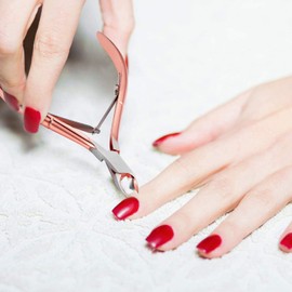 Cuticle Trimmer with Cuticle Pusher, Cuticle Cutter Cuticle Nipper Professional Stainless Steel Cuticle Clippers Durable Pedicure & Manicure Tools for Fingernails and Toenails