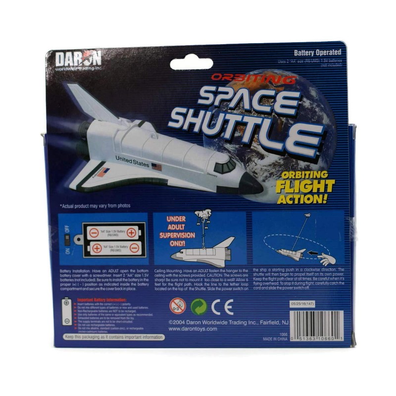 Daron Flying Space Shuttle on a String