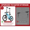 2 Pack Bike Hoist, Bike Ceiling Mount Pulley System for