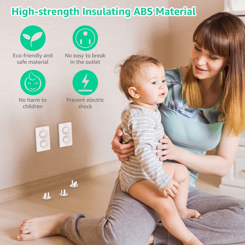 Outlet Covers Baby Proofing with Hidden Handle (32 Pack) Child
