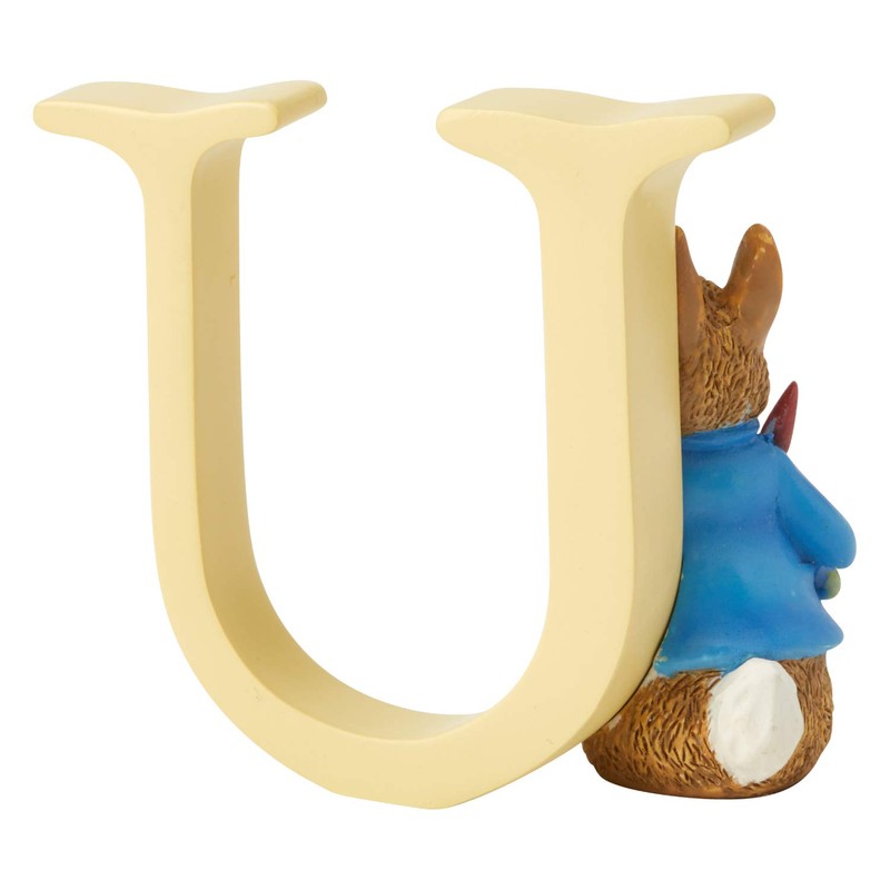 Enesco Beatrix Potter Alphabet Collection Letter U Peter Rabbit with