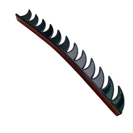 HHongJM Mohawk for Wigs Hair Helmet Mohawk Decoration Hawk for Motorcycle Bicycle Snowboarding Skiing Biking Cycling Helmets Black Color (Helmet Not Included)