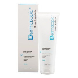Crema Humectante Corporal y Facial Dermatopic 250g Farmapiel Triple Accin Hidratante a Base de Aceite de Almendras Dulces                             
