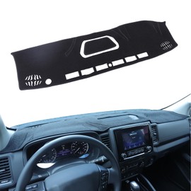 Dash Cover Mat Dash Mat Compatible with 2022-2023 Nissan Frontier,Polyester Car Dashboard Cover Sun Shade Pad Anti-Slip Dash Board Pad Accessories Dashmat Cover Mat