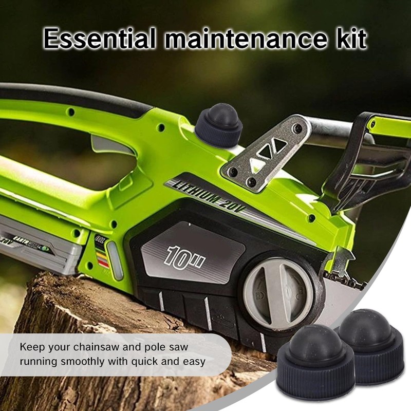 NIIIYTYB 2Pcs Chainsaw Bar Oil Cap Compatible with Pole Saws