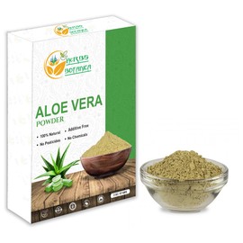 Herbs Botanica Aloe Vera Powder 100% Pure & Natural Aloe Powder for Hair, Skin, & DIY Beauty – Food-Grade Aloe Vera for Hair Growth & Natural Skincare – 2 oz Resealable Pack