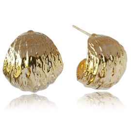 MOUP Simple Earrings, Women's, Popular, Hypoallergenic Metal Earrings, 925 Silver Earrings, Gift Box Included, Silver Sterling Silver Copper Cubic Zirconia