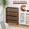 Domax Wine Rack Freestanding Floor - 72 Wine Bottle Holder