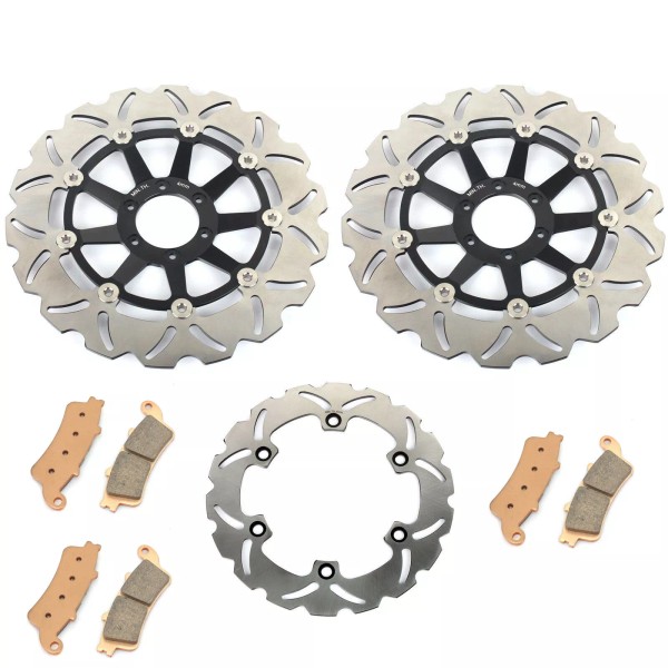 MD1136X MD1006 FA261 Front Rear Brake Rotors Disc Pads For
