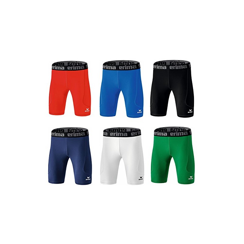 Erima Children’s Elemental Tight Short with Side Mesh Inserts, white,