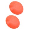 2Pcs Golf Force Pads Orange Rubber Reusable Skill Improvement Enhanced
