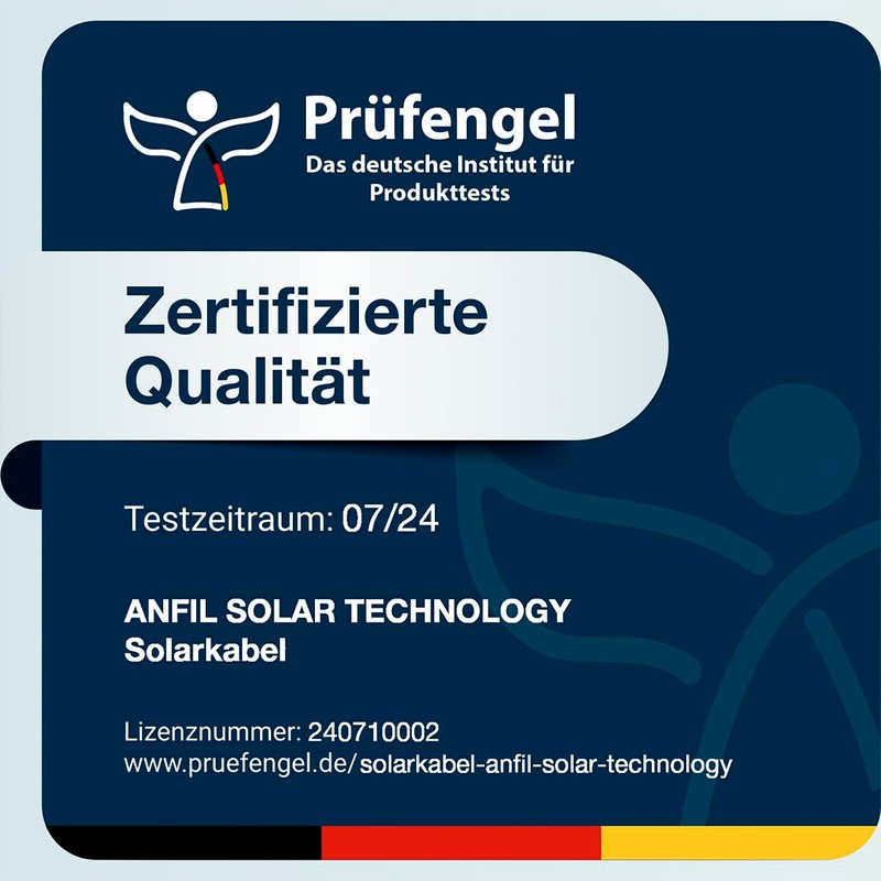 ANFIL Solar Cable, PV Cable, DC Rated, Black & Red,