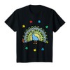 Kids Peacock Autism Awareness Puzzle Autistic Toddler Boys Girls T-Shirt
