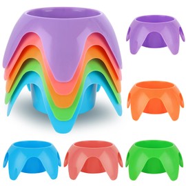 LDXDRU 10 Pack Beach Cup Holder, Multicolor Beach Drink Holder, Sand Cup Holders for Beach Beverage Phone Sunglasses, Beach Vacation Essentials Accessories Vacation Must Haves