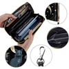 RAUEDWDJS Women's Wallets,Credit Card Holder Money Leather Long Wallet with