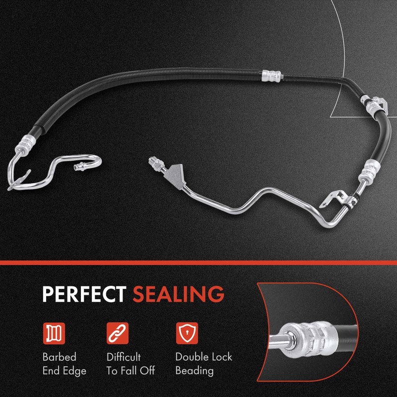 A-Premium Power Steering Pressure Hose Line Assembly Compatible with Ford