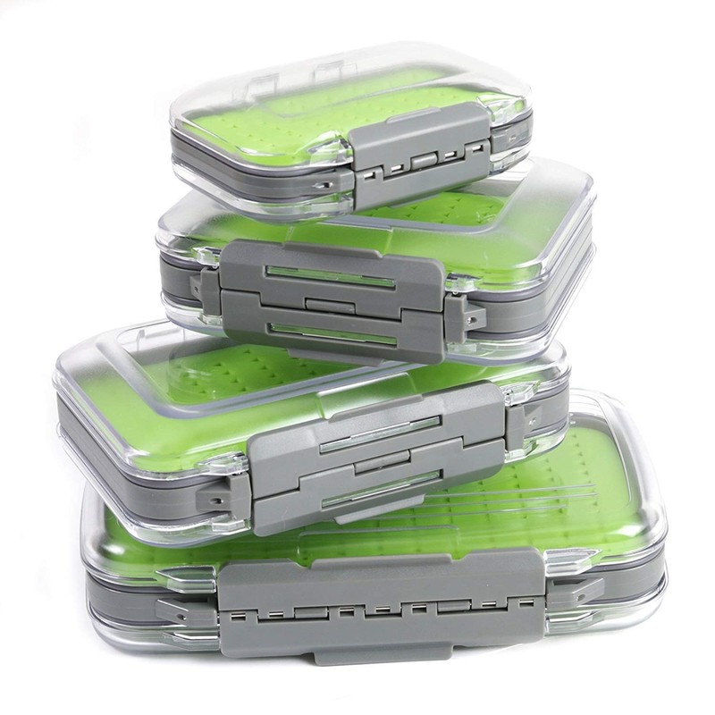 MAXIMUMCATCH Maxcatch Two-Sided Waterproof Fly Box Easy Grip Foam Jig