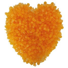 Needlehouse Tattoo Ink Caps for Tattooing professional Permanent Makeup Pigment Plastic Ink Cups with Base Accessories for tattoo needles Supplies (13 * 11mm 1000pcs Orange)