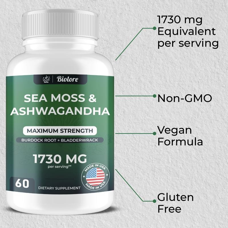 Biolore Sea Moss Gummies with Ashwagandha – Immune & Digestive