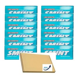 Smints Sugarfree XXL Peppermint Tins | Pack Of 12 (Sweetmint)