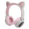 Cat Ear Headphone 3D LED Light Wireless Bluetooth 5.0 Foldable