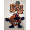 Unbranded (2)-SU SYRACUSE UNIVERSITY Embroidered iron On patches 3.25”X2.5”& 2