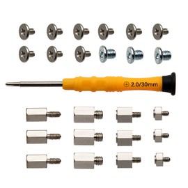 HXHLWN m.2 Kit de tornillos M2 2280 SSD Kit de tornillos pcie nvme montaje portátil M.2 Tornillo para Asus Gigabyte ASRock Msi Placas base, 25 piezas