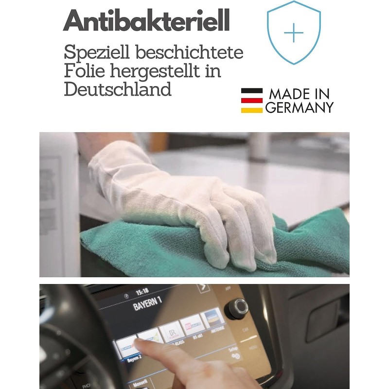 DISSKIN® Screen Protector Compatible with MAN TGE Van Media Business