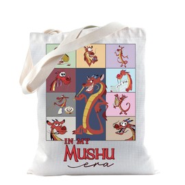 TSOTMO Mushu Dragon Merchandise Gift Cartoon Dragon Tote Bag for Dragon Fans Dragon WDW Holiday Toiletry Bag, 1, carry bag