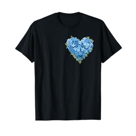 Heart Forget-Me-Not Botanical Flower Funny Forget-Me-Not T-Shirt