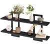 HOOBRO Floating Shelves, 15 Inch Wall Shelf Set of 3,
