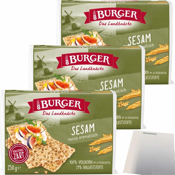 usy Bundle for Burger the Landknäcke Sesame Nutty Aromatic Pack