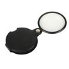 portable pocket foldable mini magnifying glass 3ea