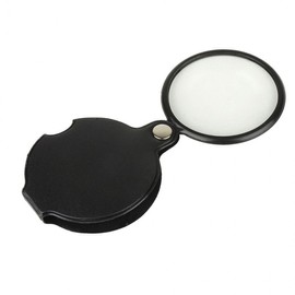 portable pocket foldable mini magnifying glass 3ea
