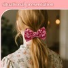 Bandana Hair Bow for Women Ribbon Hair Bows Paisley Hair