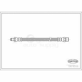 Corteco Brake Hydraulic Hose 19018508 for Mercedes MB