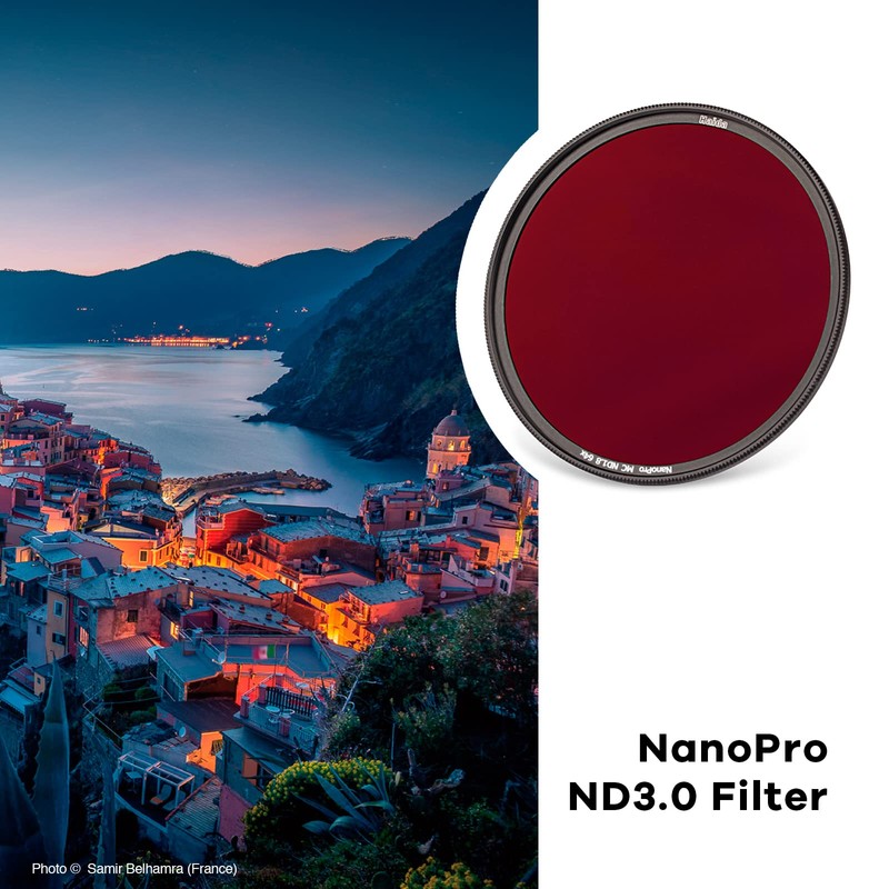 Haida ND1000 Filter - 77mm Neutral Density Filter with Nano