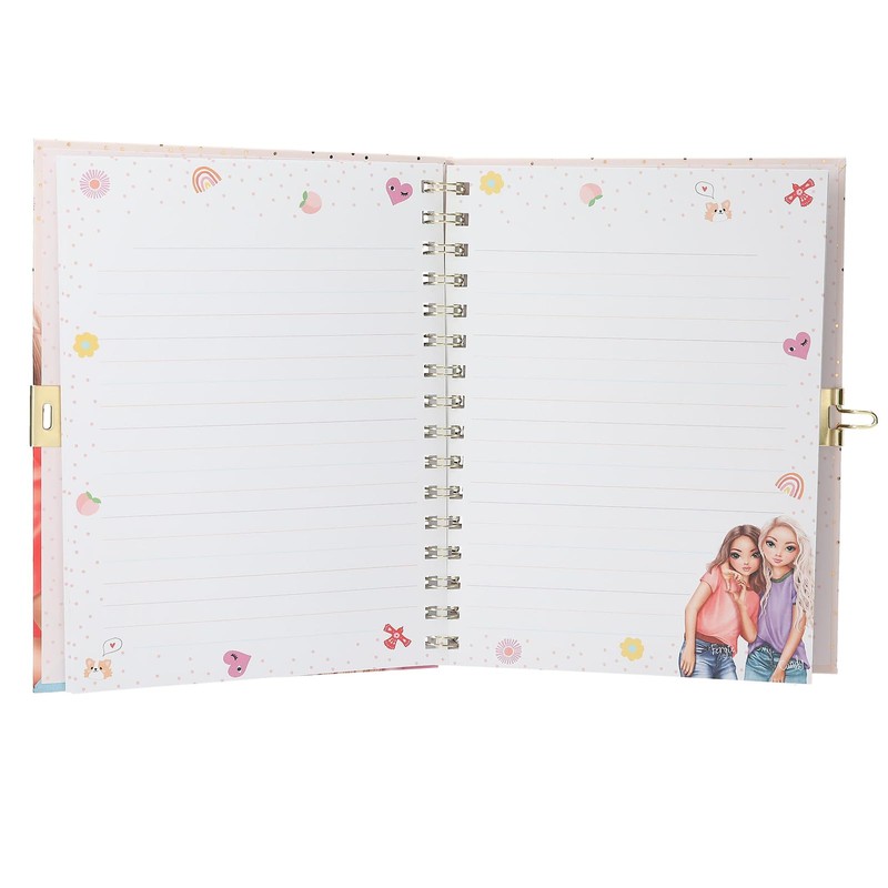 Depesche TOPModel - Diary with Heart Lock and Bracelet, Book