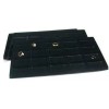 FindingKing 3 Black Flocked 20 Compartment Display Tray Inserts