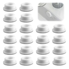 0XBIT Sink Hole Cover 20 Pack White Too Full Sink Rubber Excellent Sealing for Bathroom Sinks Bathtub Kitchen Sinks